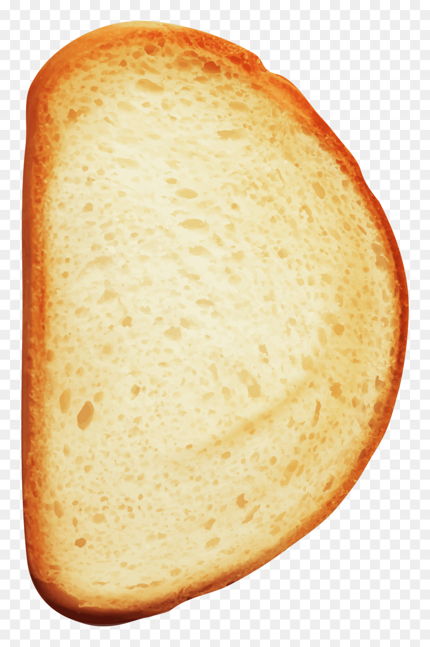 Slice Of Bread - Bread Png Slice, Transparent Png - bread slice png