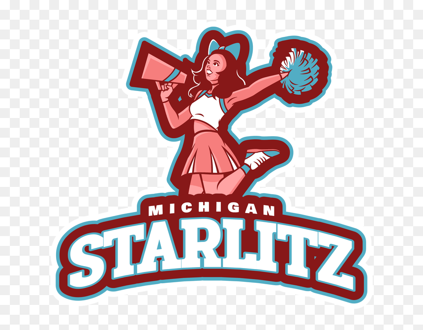 Cheerleader Logo Generator With A Cheerleader Using - Cheerleader Logo Maker, HD Png Download - cheerleader png