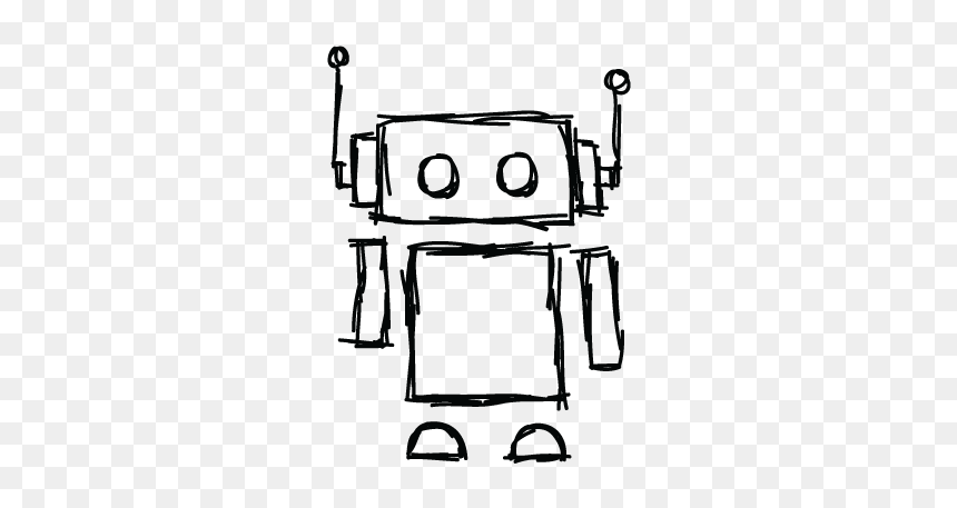 Little Bot Bot Robot Illustrator Robot Antenna Logo - Bot, HD Png Download - robot icon png