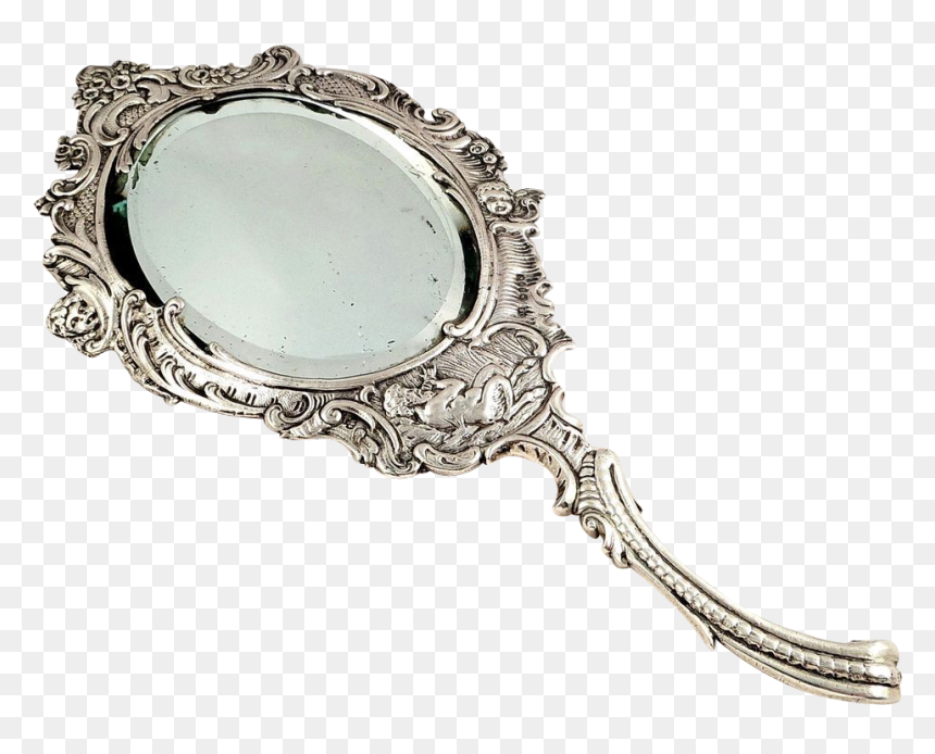 Thumb Image - Silver, HD Png Download - hand mirror png