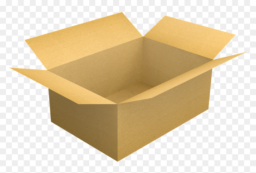 Package Box Png Image - Cardboard Box Png, Transparent Png - rectangle box png