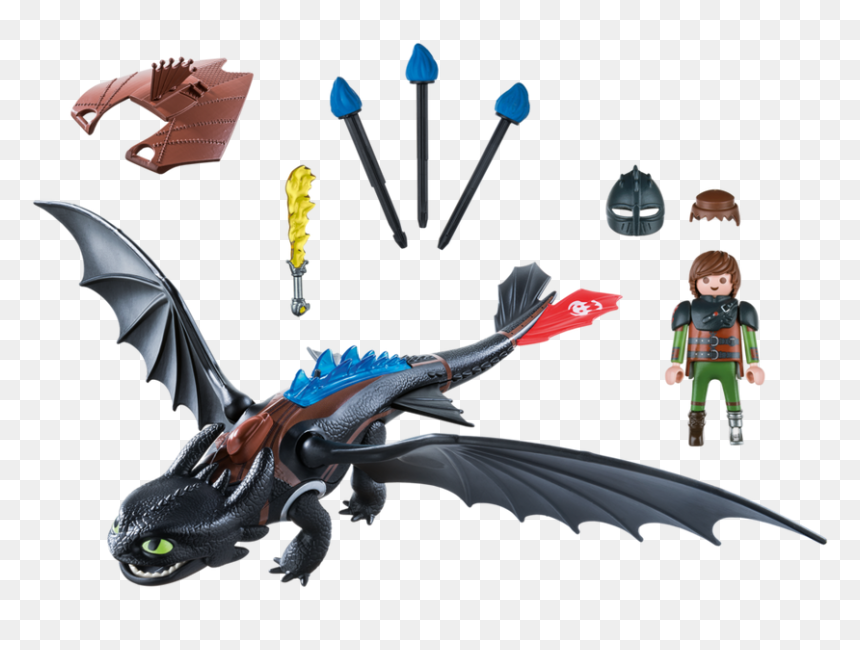 Pre-school & Young Children Playmobil Train Your Dragon - Playmobil Toothless, HD Png Download - toothless png