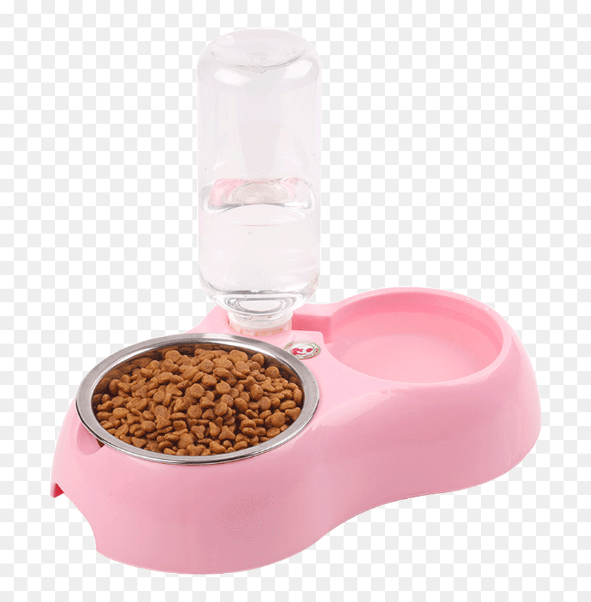Cat Bowl Double Bowl Automatic Drinking Cat Basin Food - Coffee Grinder, HD Png Download - dog bowl png