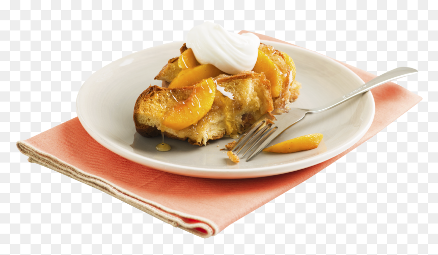 Peaches French Toast Breakfast Bake - Dulce De Leche, HD Png Download - french toast png