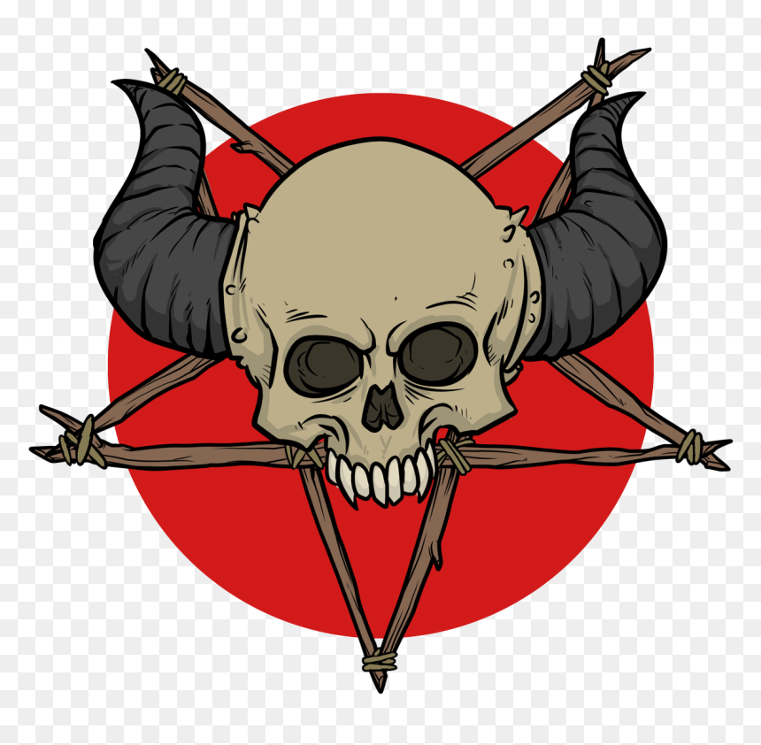 #art #horror #evil Https - Horror Png, Transparent Png - evil skull png