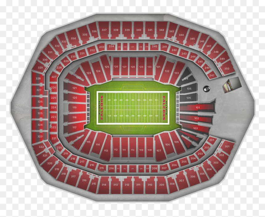 Packers @ Falcons - Soccer-specific Stadium, HD Png Download - falcons helmet png
