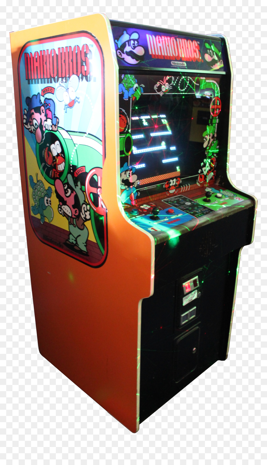 Cabinet At Pax East 2014 - Mario Bros Arcade Machine, HD Png Download - arcade machine png