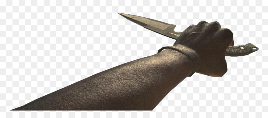 Africa Militia Knifing Model Mw3 - Serrated Blade, HD Png Download - blade png