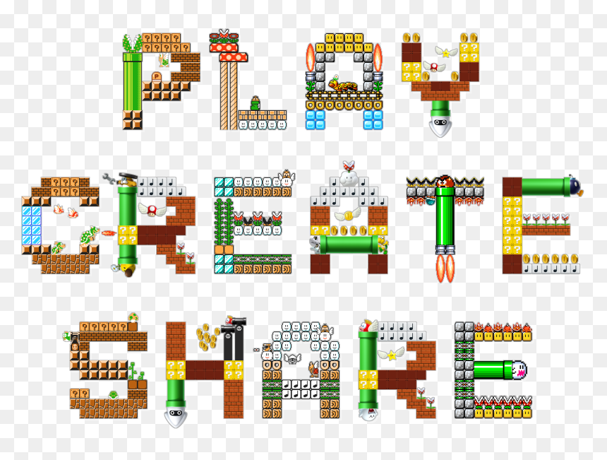 It"s Nintendo"s Version Of User Creation, Which Means - Super Mario Maker Create, HD Png Download - mario maker png