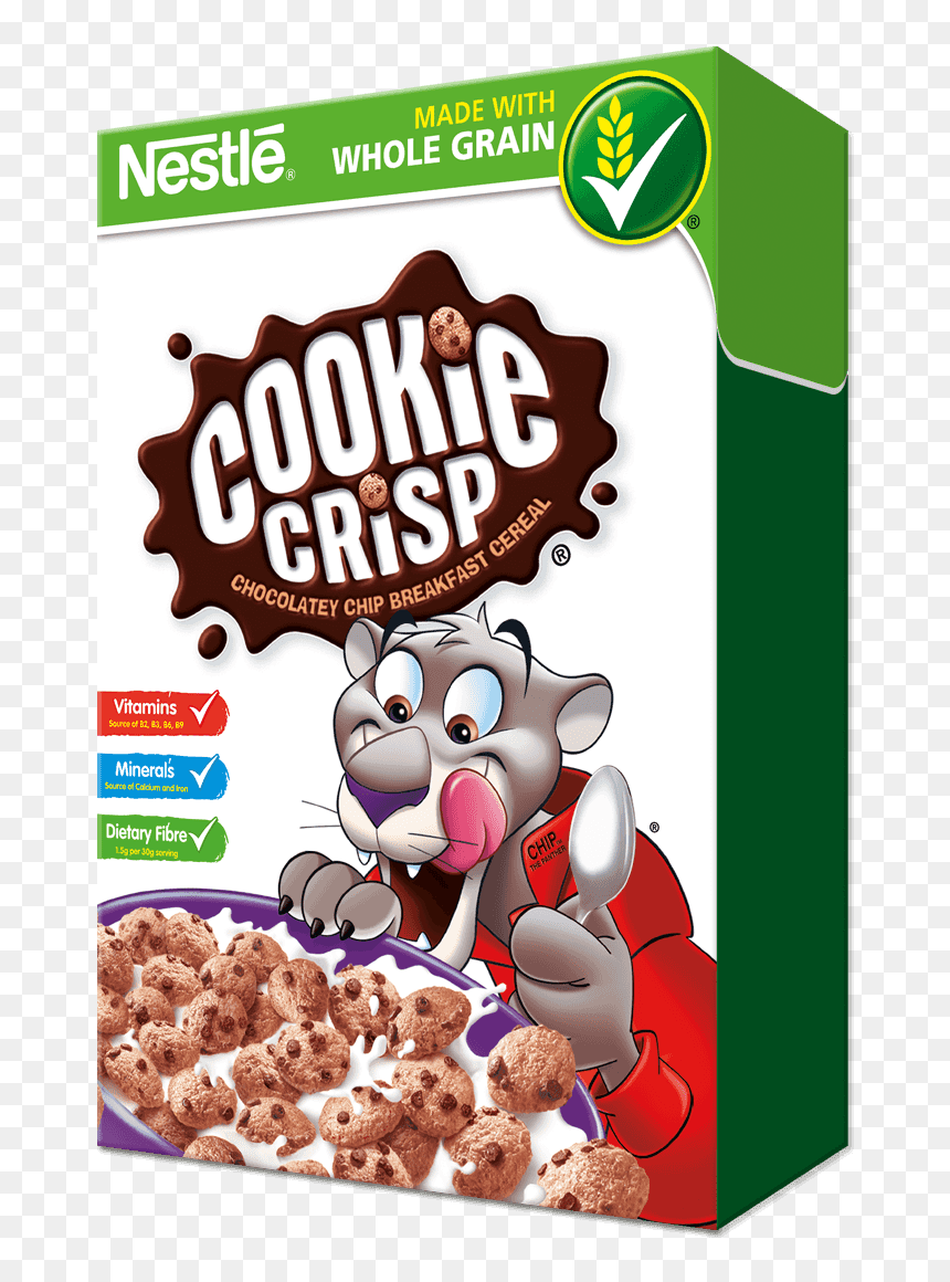 Clipart Box Breakfast Cereal - Cookie Crisp Nestle Cereals, HD Png Download - cereal box png