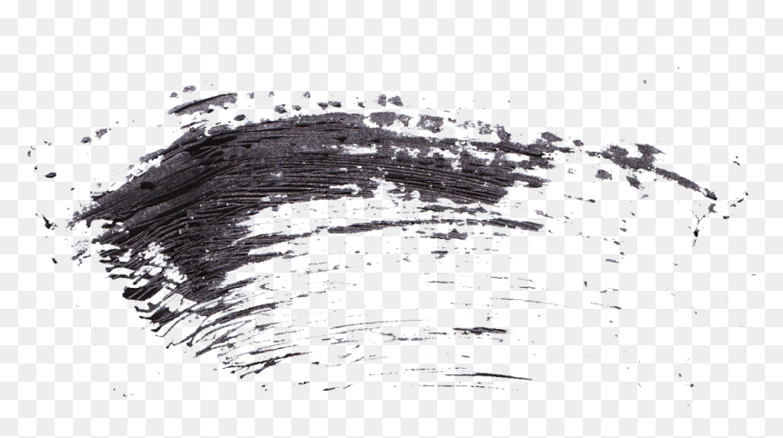 Transparent Black Brush Stroke Png - Sketch, Png Download - black paint stroke png