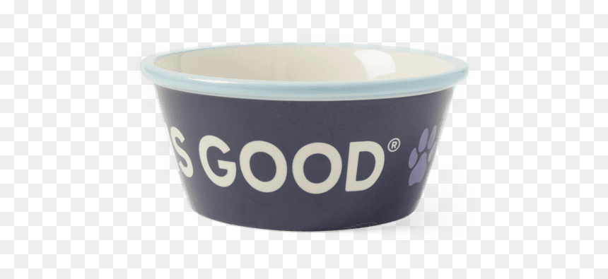 Paw Wag On Large Dog Bowl - Ceramic, HD Png Download - dog bowl png
