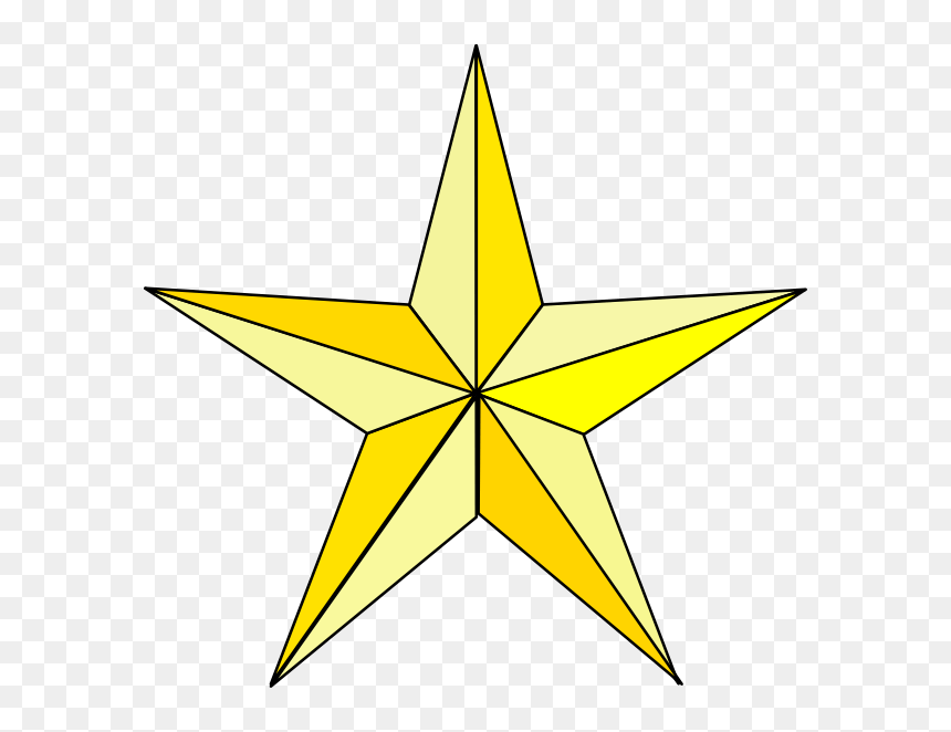 Texas Star Clip Art At Clker - Clipart Clear Background Star, HD Png Download - texas star png