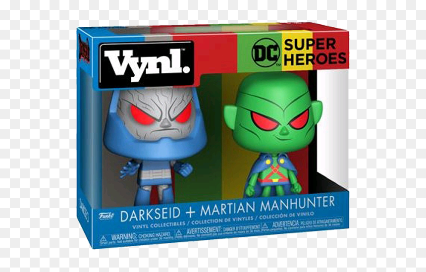 Dc Comics Martian Manhunter And Darkseid Vynl Figure, HD Png Download - darkseid png