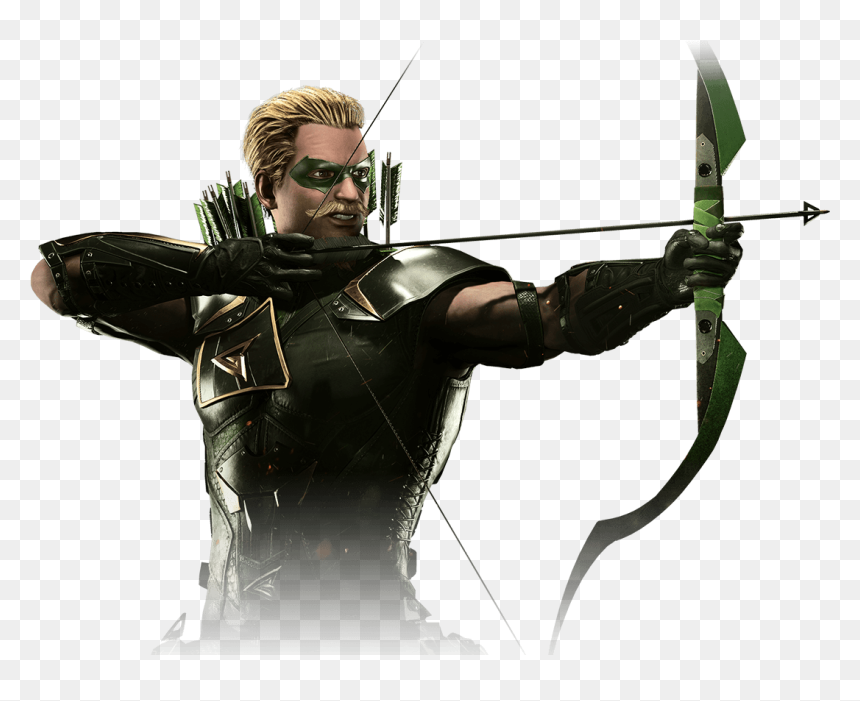 Green Arrow Dc Png - Injustice Green Arrow, Transparent Png - green arrow comic png