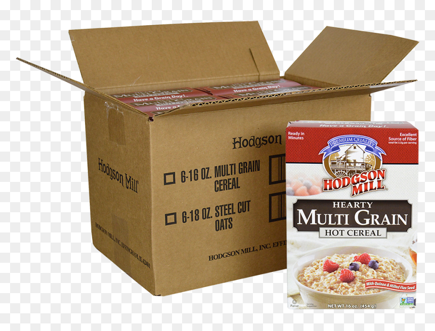 Multi Grain Hot Cereal - Breakfast Cereal Big Carton, HD Png Download - cereal box png