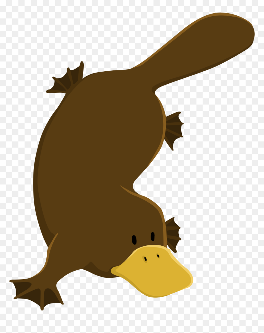 Fabric/ Surface Design With A Platypus - Clipart Platypus Png, Transparent Png - platypus png