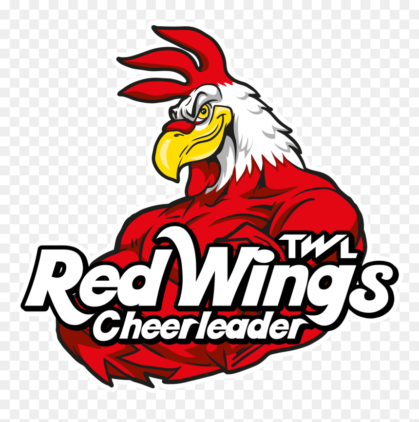 Red Wings Cheerleader, HD Png Download - cheerleader png