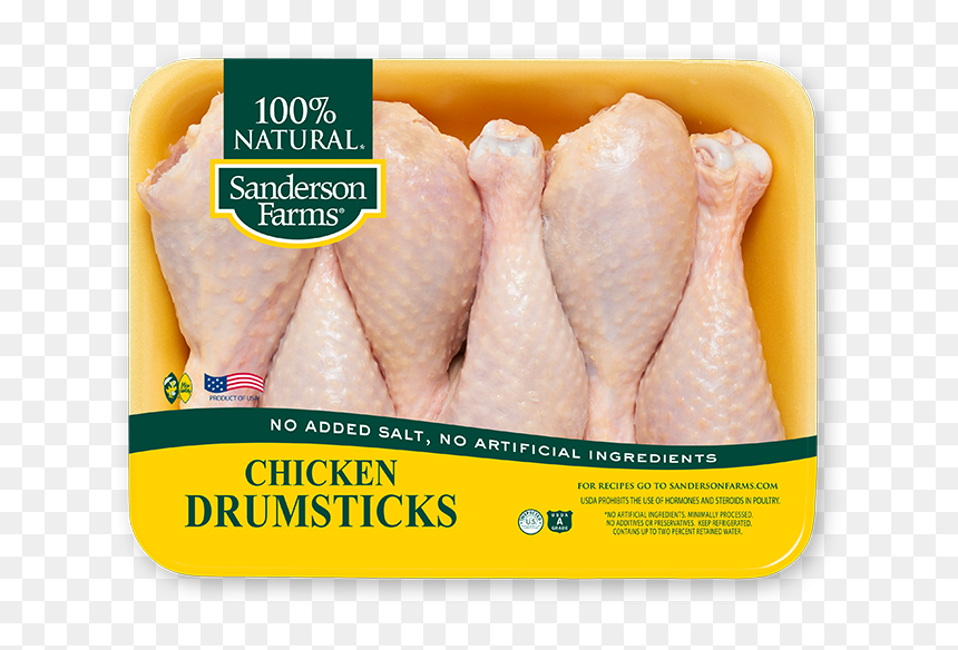 Sanderson Farms Chicken Drumsticks - Sanderson Farms Chicken Thighs, HD Png Download - drumstick png