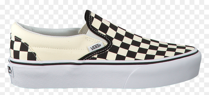 Vans Polka Dot Slip On Platform, HD Png Download - white vans png