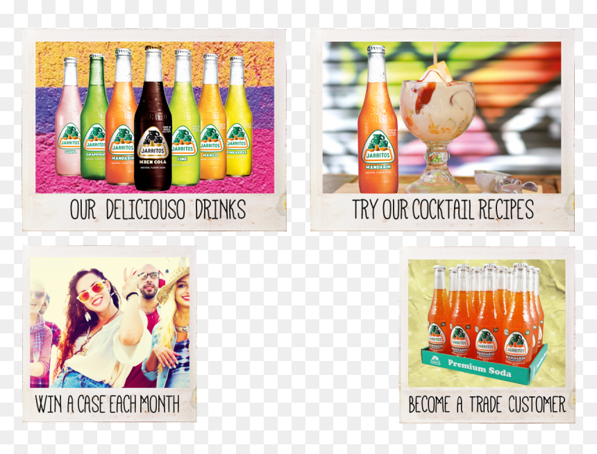 Jarritos Drinks And Cocktail Recipes - Glass Bottle, HD Png Download - jarritos png