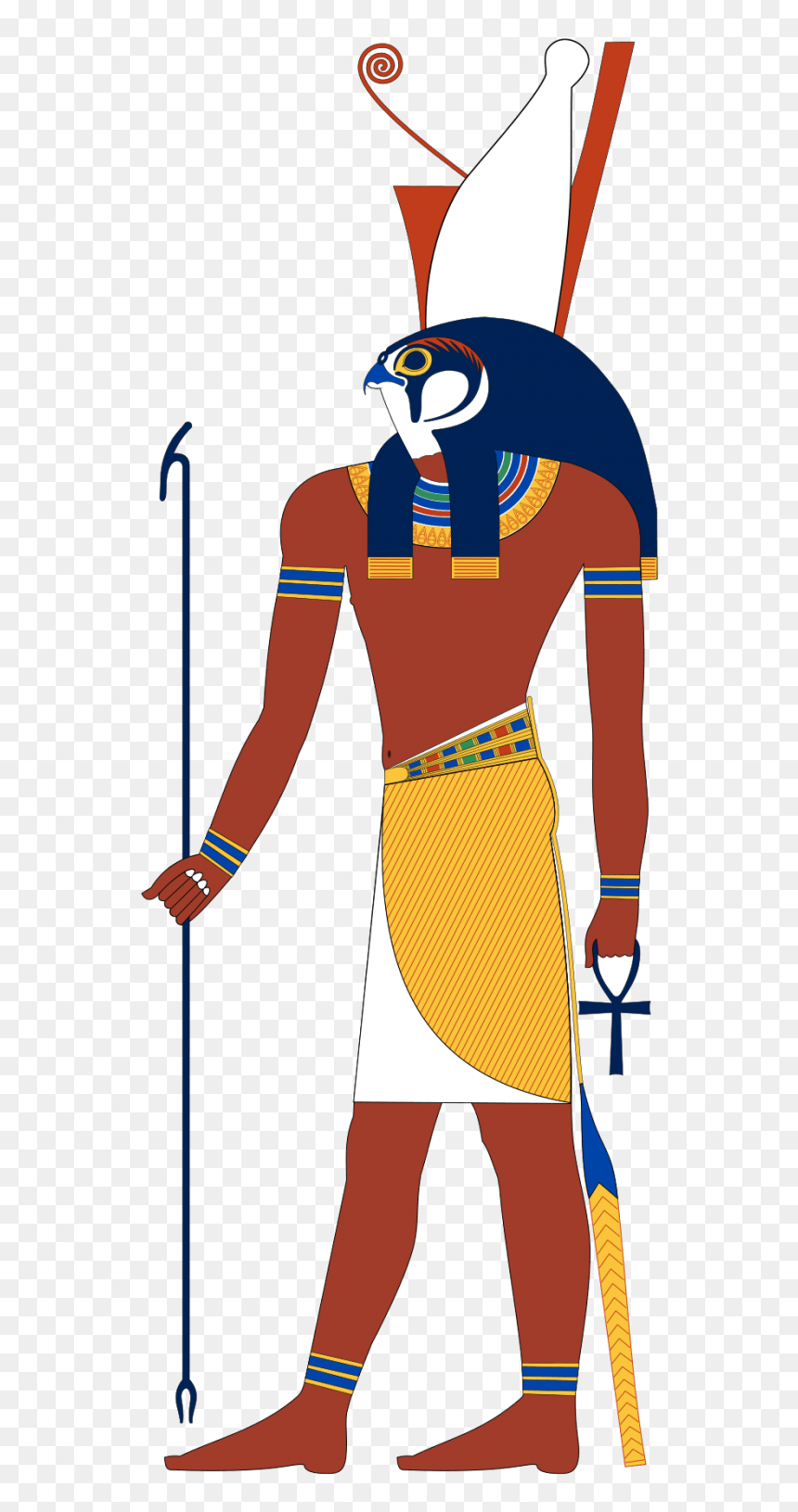 The God Horus - Horus Egyptian God, HD Png Download - eye of horus png