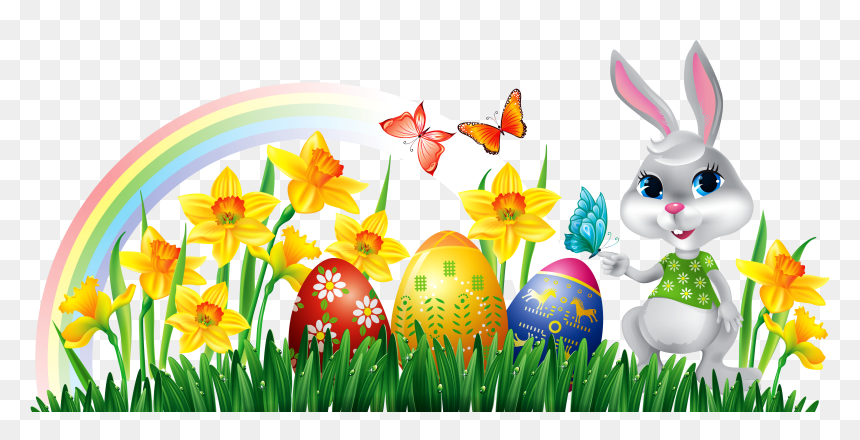 Clipart Easter, HD Png Download - grass border png