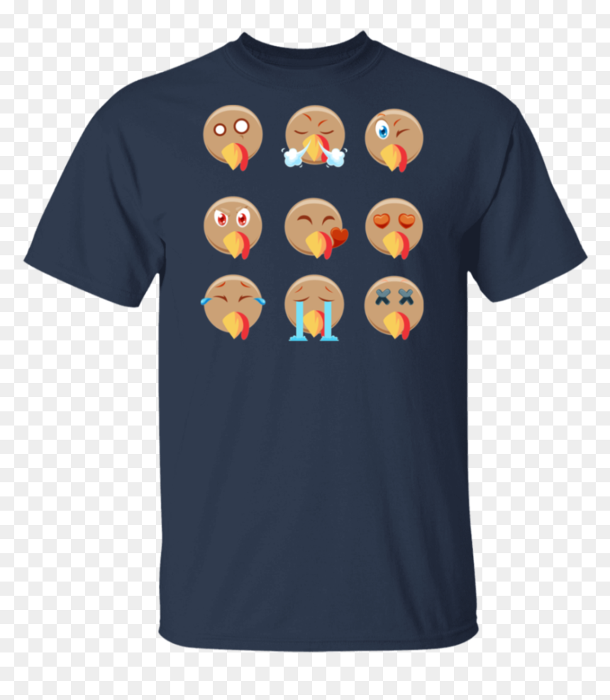 Turkey Emoji Emoticon Funny Cute Thanksgiving Shirt - T-shirt, HD Png Download - airplane emoji png