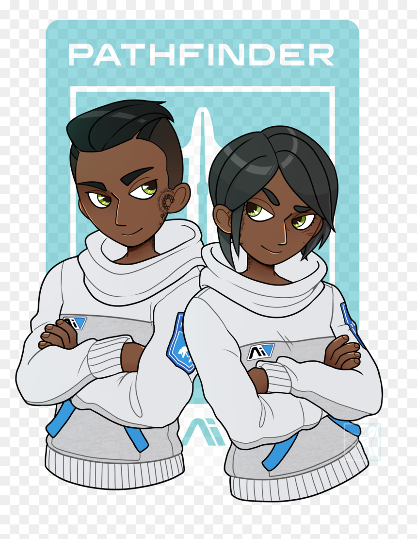Mass Effect Andromeda - Cartoon, HD Png Download - mass effect andromeda png