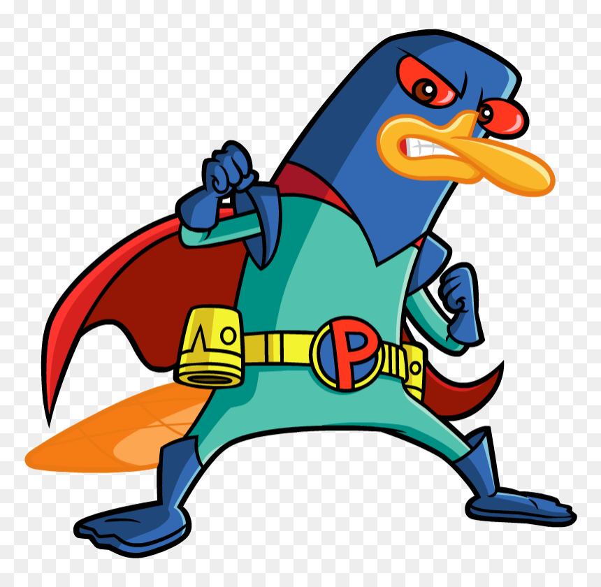 Perry The Platypus - Perry The Platypus Marvel, HD Png Download - platypus png