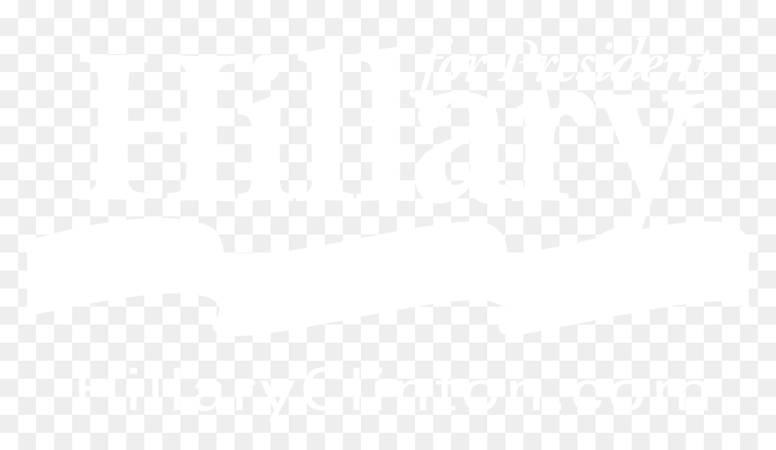 Johns Hopkins Logo White, HD Png Download - hillary logo png