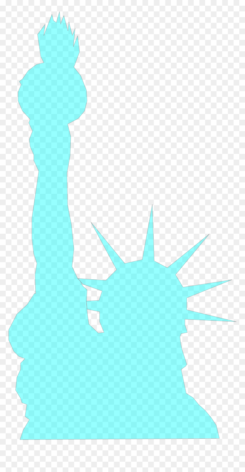 Liberty Statue Png Transparent , Png Download - Liberty Symbol, Png Download - statue of liberty silhouette png