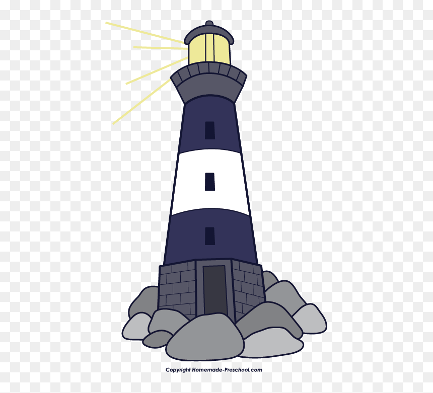 Light House Clipart Picture Transparent Moroccan Red - Clipart Of A Lighthouse, HD Png Download - lighthouse silhouette png