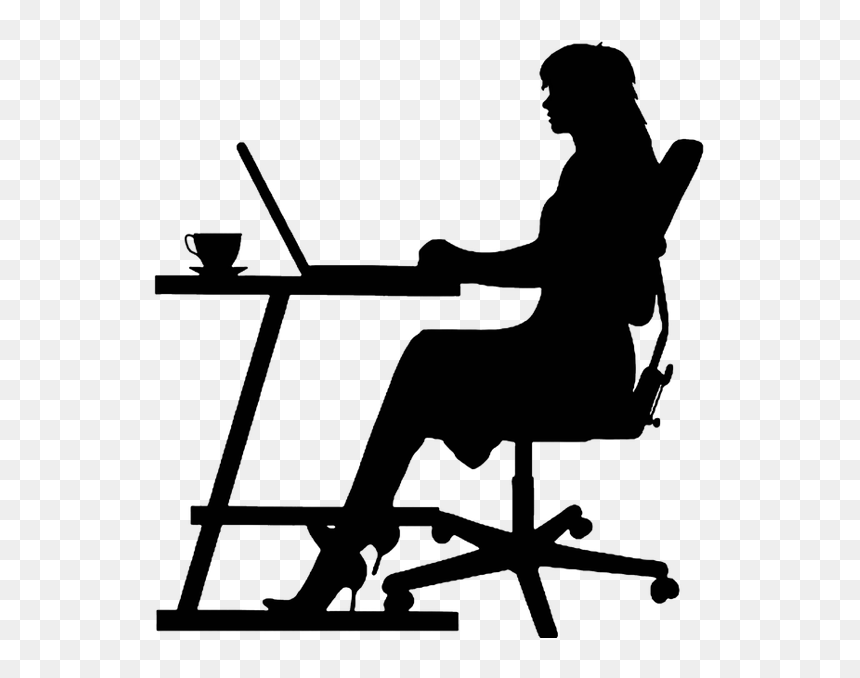 Administrative Professionals Week - Office Furniture Silhouette Png, Transparent Png - business woman silhouette png