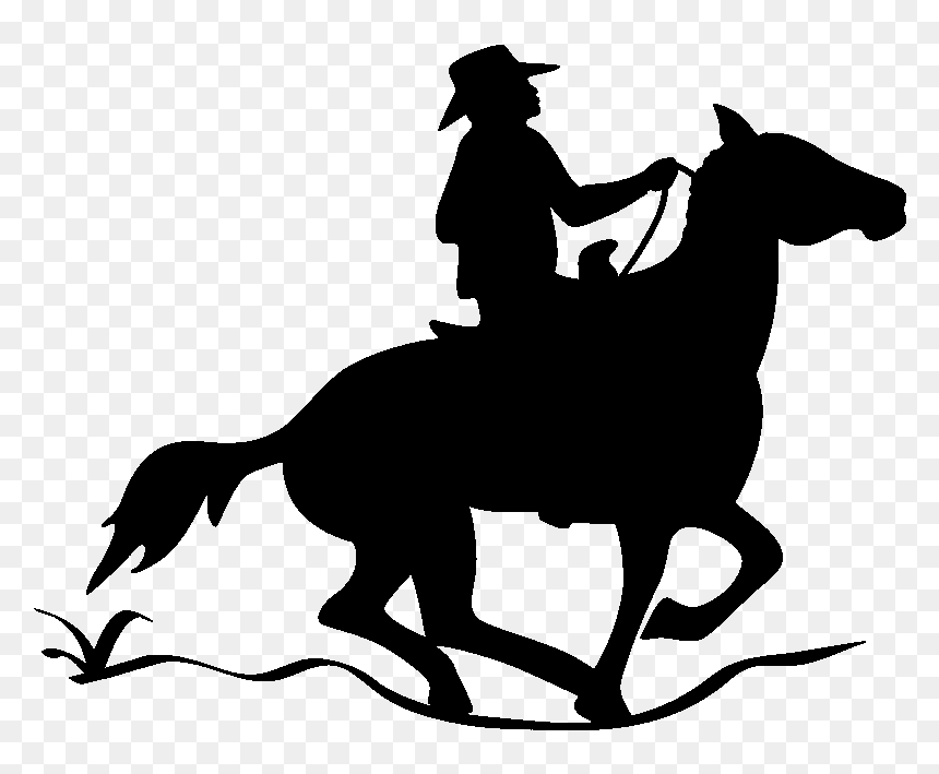 Cowboy Silhouette Png - Cowboy Clip Art, Transparent Png - cowboy silhouette png