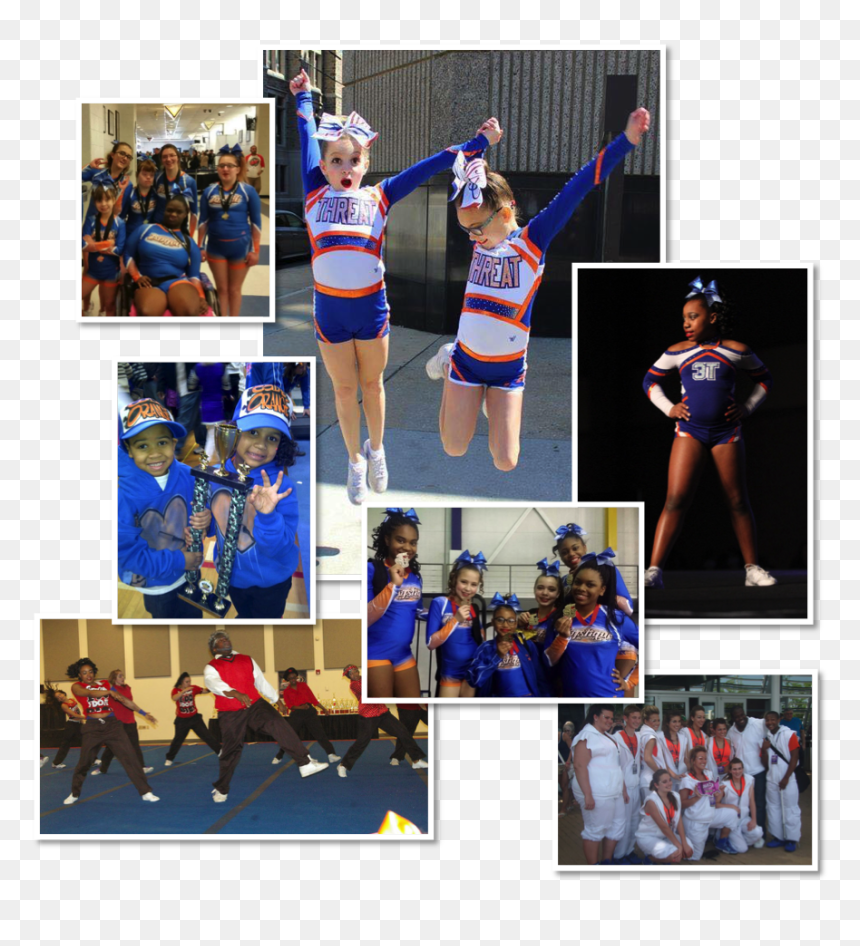 Triple Threat Cheer Gym, HD Png Download - cheerleader png
