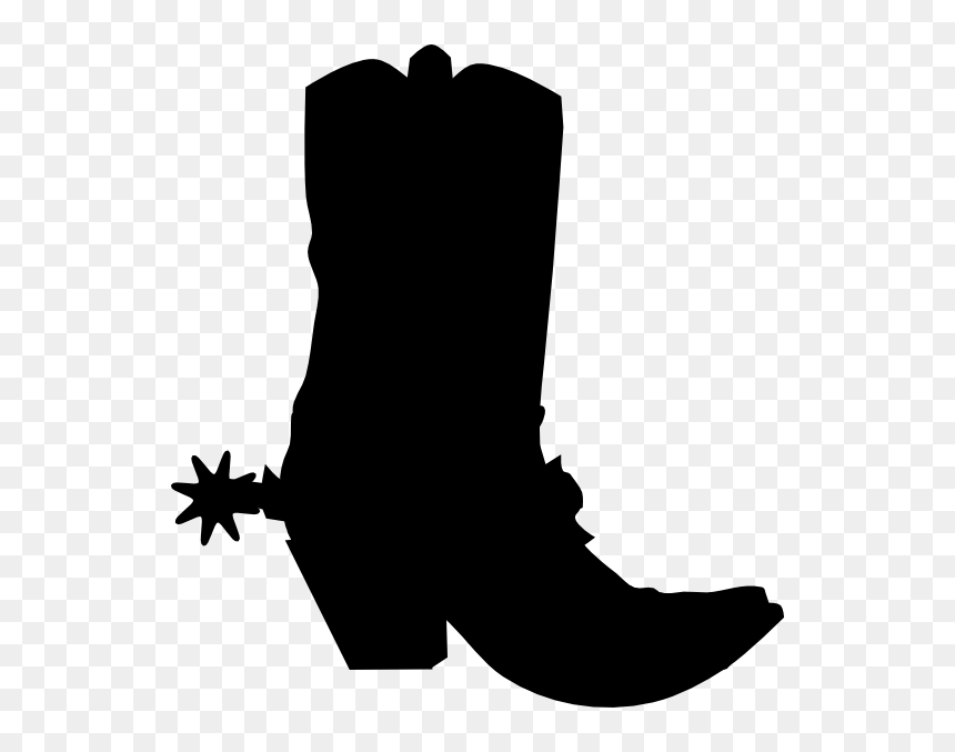 Cowboy Boot Cowboy Hat Clip Art - Cowboy Boots Silhouette Png, Transparent Png - cowboy silhouette png