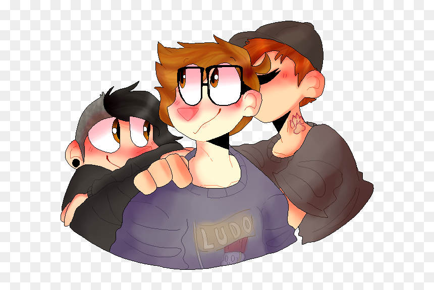 Skrillex X Deadmau5 X Andrew Volpe From Ludo We"re - Cartoon, HD Png Download - skrillex png