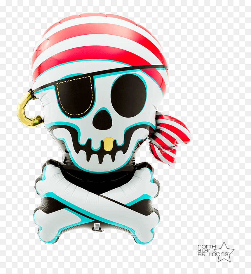 Jolly Roger 29 In* , Png Download - Pirat Ballon, Transparent Png - jolly roger png
