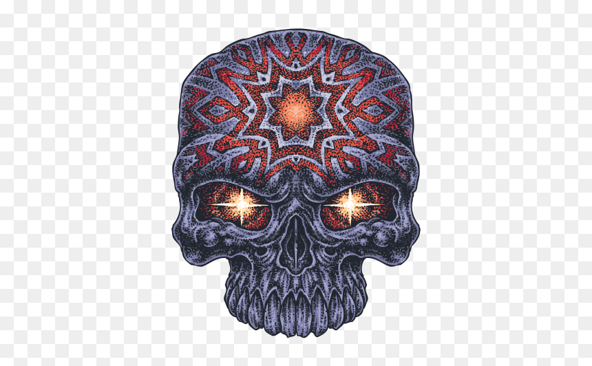 Evil Skull Tattoo Style - Skull, HD Png Download - evil skull png