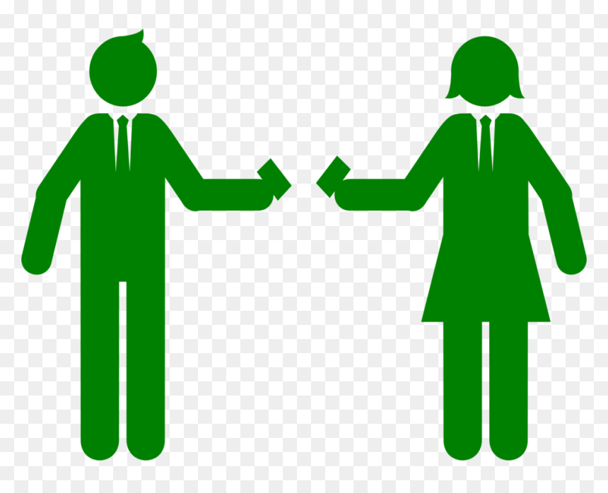 Transparent Businessman Clipart - Free Clipart Silhouette Green, HD Png Download - business woman silhouette png