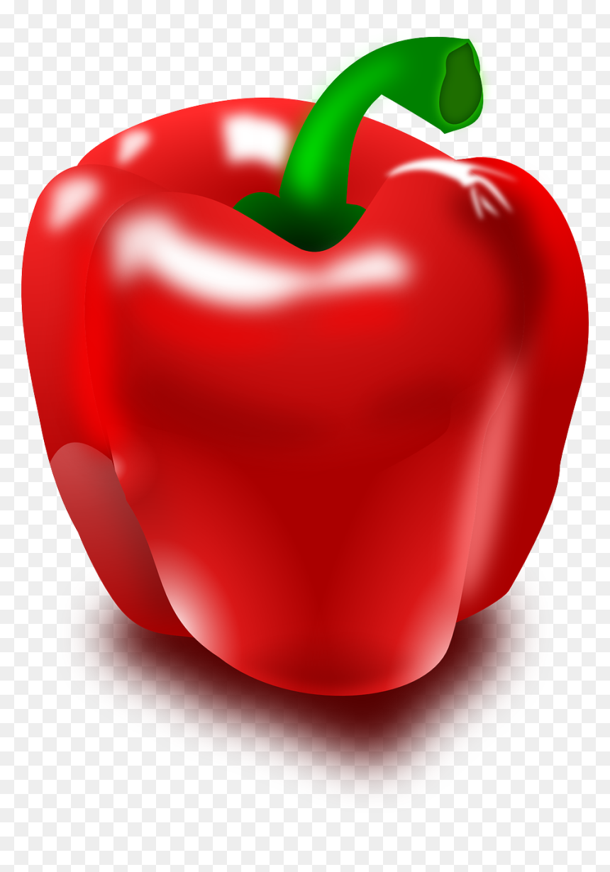 Red Pepper Clip Art, HD Png Download - hot pepper png