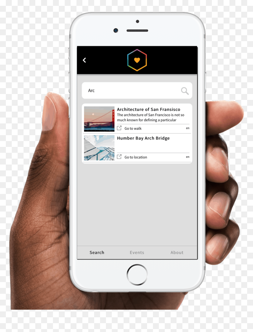 Store Visit Campaign Facebook, HD Png Download - hand holding iphone png