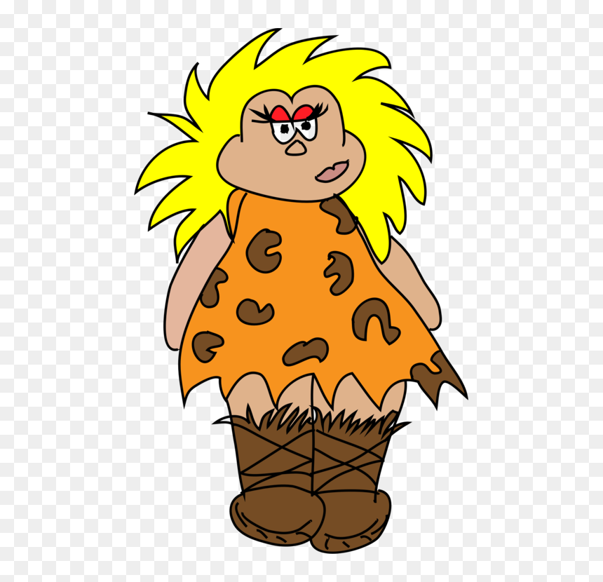 Cavewoman Clipart, HD Png Download - caveman png