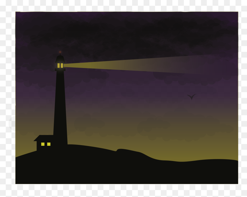 Lighthouse, HD Png Download - lighthouse silhouette png