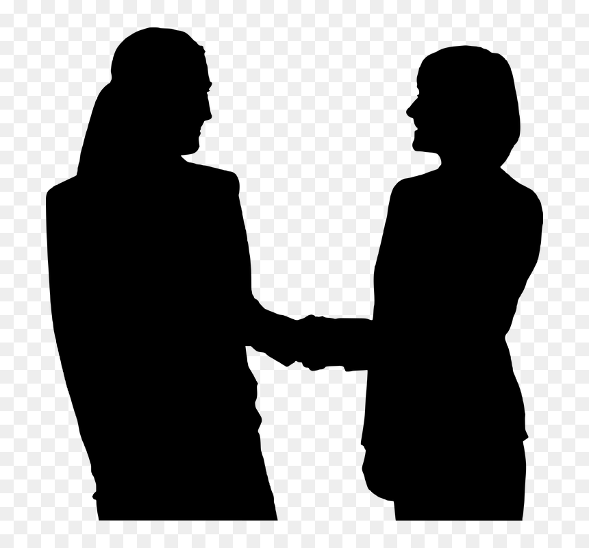 News Reporter Silhouette Png, Transparent Png - business woman silhouette png