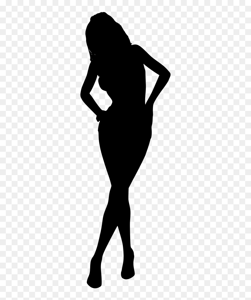 Silhouette, HD Png Download - model silhouette png