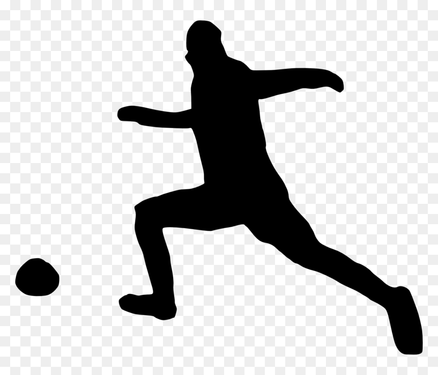 Football Player Silhouette - Portable Network Graphics, HD Png Download - football player silhouette png