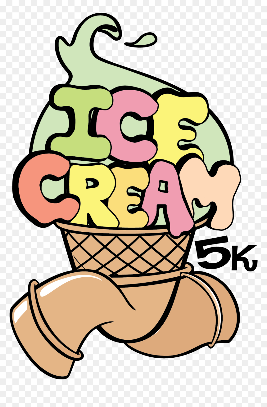 Ice Cream 5k Cincinnati 2019, HD Png Download - kids running png