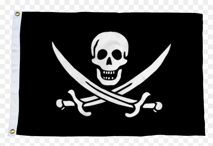 Jolly Roger Pirate Flag United States Brethren Of The - Pirate Flag, HD Png Download - jolly roger png